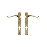 Windsor Sprung Swan Lever Lever Left Hand Door Handle