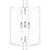 6535 French Door Kit For a pair of rebated UPVC doors