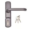 500 Series Outside Access Device - Lever Handle with Euro Cylinder - For UPVC Doors