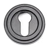 Round Euro Escutcheon - Art Deco (LEAD TIME: 2-3 DAYS)
