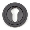 Round Euro Escutcheon - Art Deco (LEAD TIME: 2-3 DAYS)