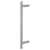 Cranked T Bar Pull Handle , Back to Back Fixings For Timber Doors