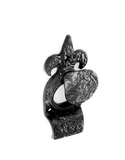 Antique Black Rim Cylinder Door Pull