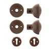 Plastic Rim/Mortice Knobset