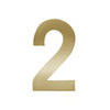 Stick On Door Numerals - 201 Stainless Steel