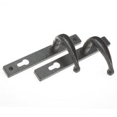 Sculptured Sprung Inline Lever Lever Door Handle