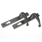 Sculptured Sprung Inline Lever Lever Door Handle