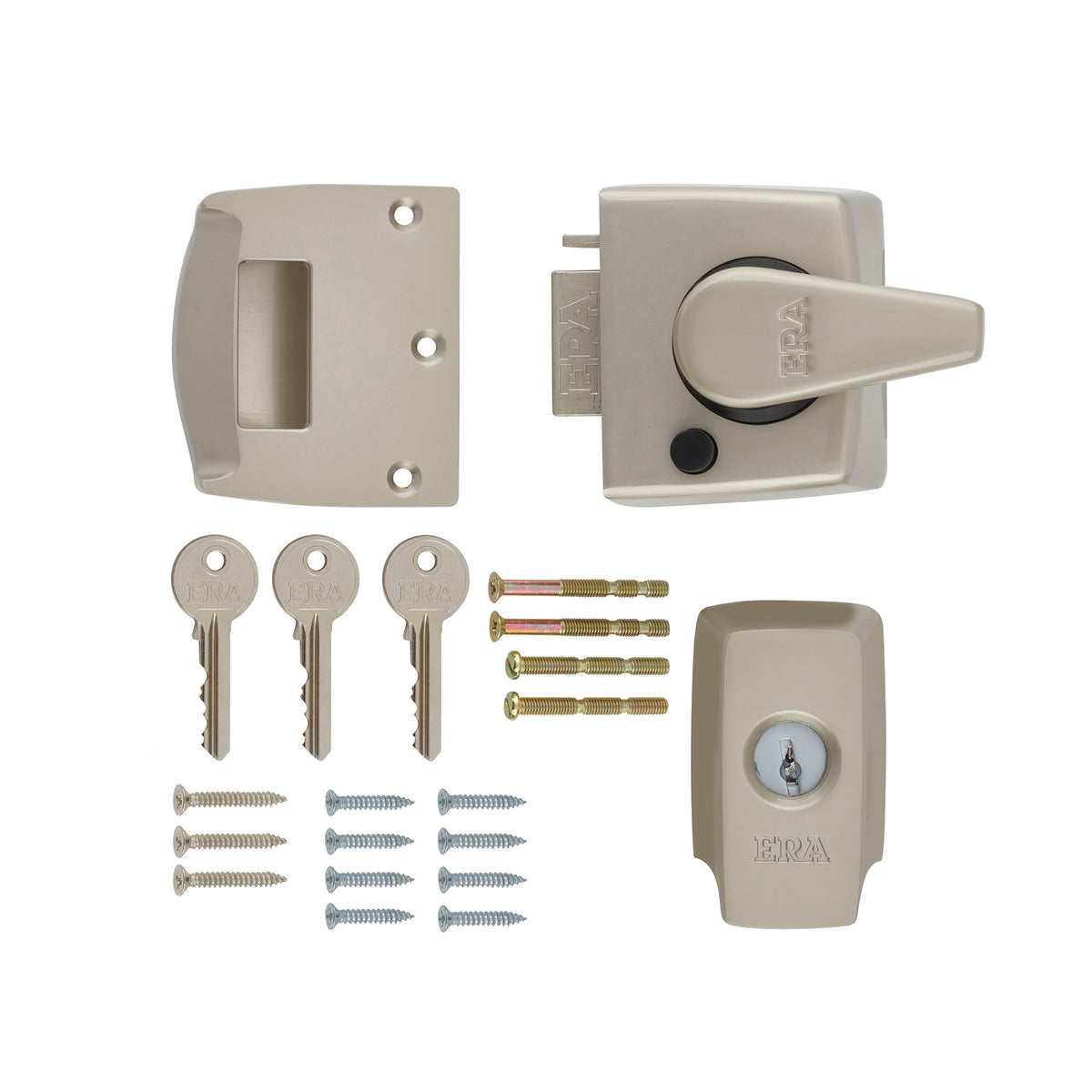 British Standard Keyless Egress Nightlatch Door Lock