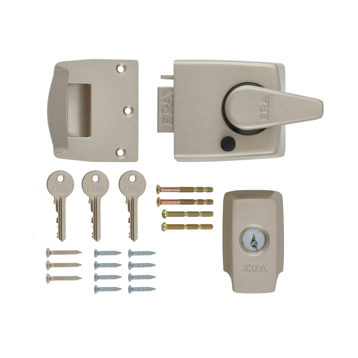 British Standard Keyless Egress Nightlatch Door Lock