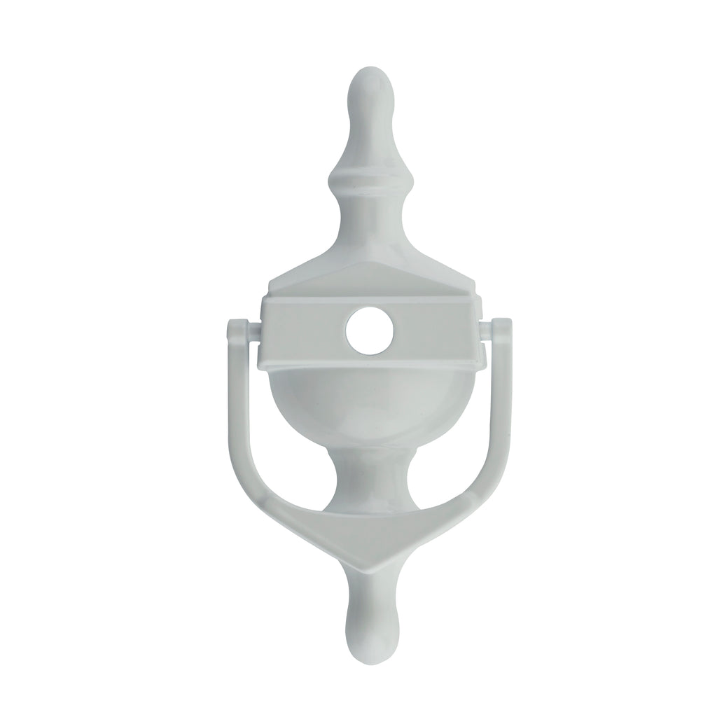 Decorative Urn Door Knocker With Spyhole