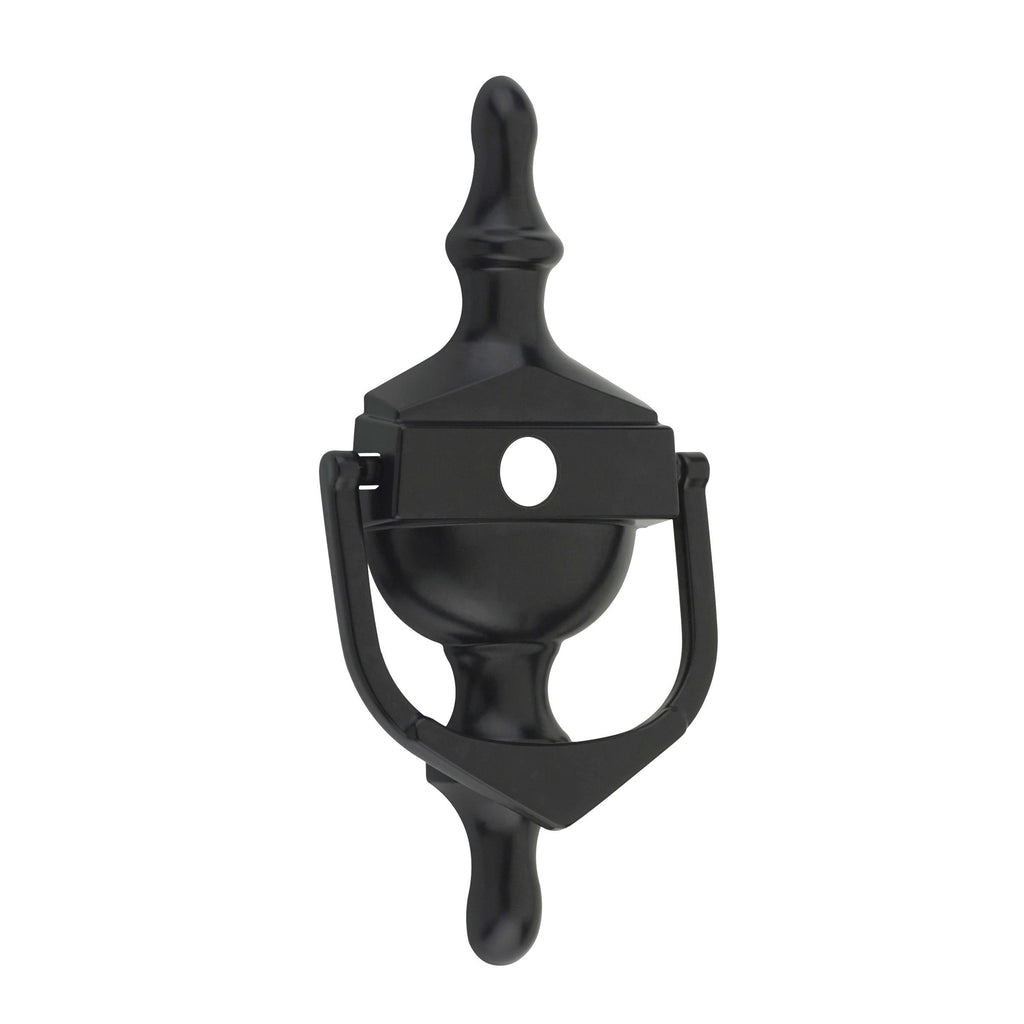 Decorative Urn Door Knocker With Spyhole