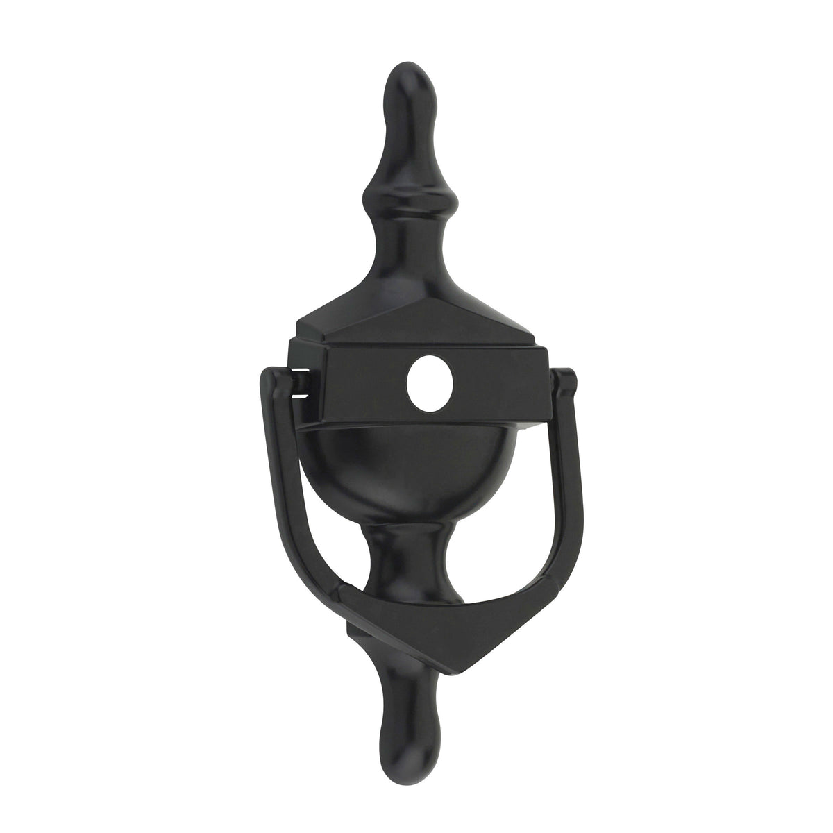 Decorative Urn Door Knocker With Spyhole