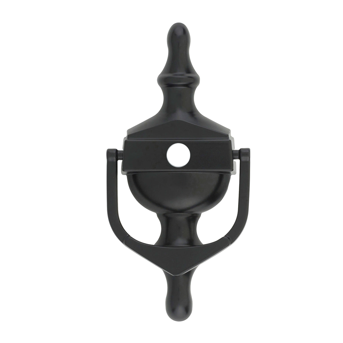 Decorative Urn Door Knocker With Spyhole