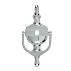 Decorative Urn Door Knocker With Spyhole