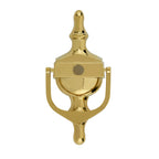 Decorative Urn Door Knocker With Spyhole
