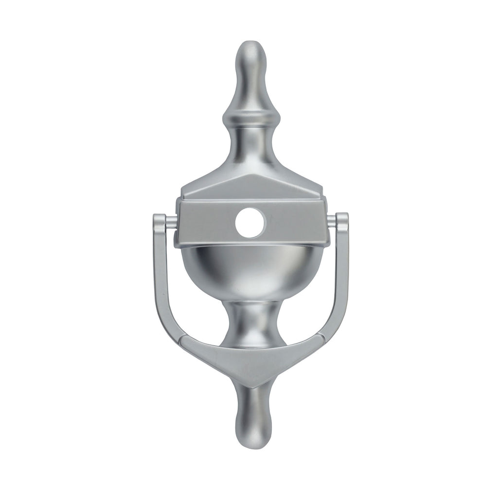 Decorative Urn Door Knocker With Spyhole