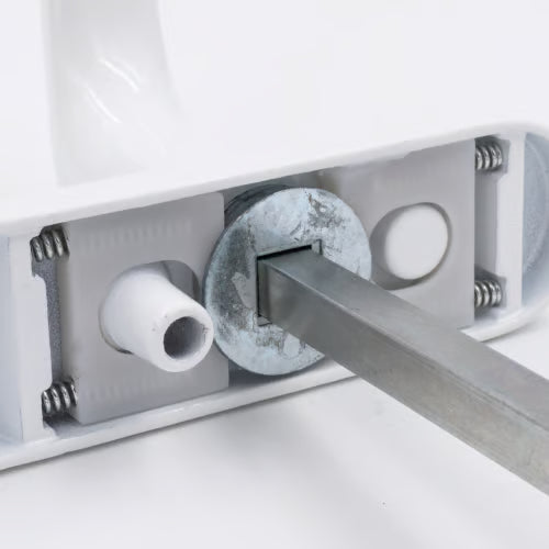 Pro Secure TS007 2* Lever Lever UPVC Multipoint Door Handles - 92mm PZ Sprung 122mm Screw Centres