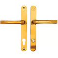 Pro Secure TS007 2* Lever Lever UPVC Multipoint Door Handles - 92mm PZ Sprung 212mm Screw Centres