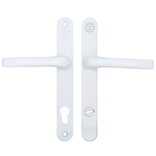 Pro Secure TS007 2* Lever Lever UPVC Multipoint Door Handles - 92mm PZ Sprung 212mm Screw Centres