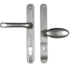 Pro Secure TS007 2* Lever Moveable Pad UPVC Multipoint Door Handles - 92/62mm PZ Sprung 212mm Screw Centres