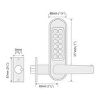L510 & CL515 Marine Tubular Mortice Latch