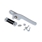Guru Non Locking Right Hand Window Handle and Keep Set, White
