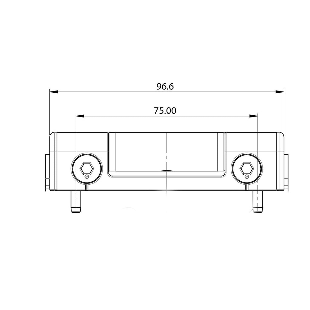 Challenger 2D High Security Door Hinge Body