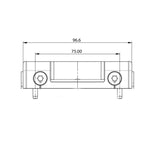 Challenger 3D High Security Door Hinge Body