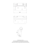 Challenger Door Hinge Composite Flag
