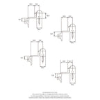 Challenger Door Hinge Eurogroove Flag