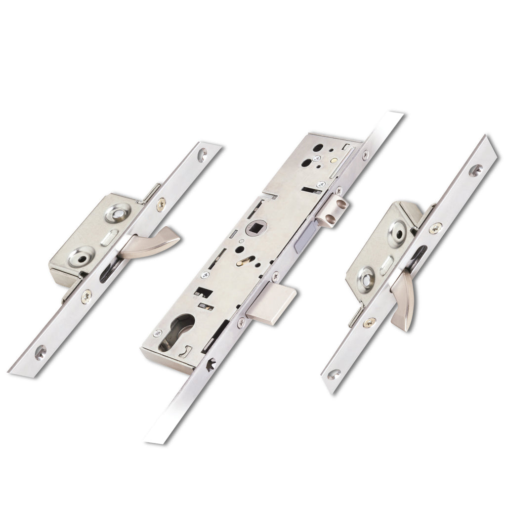 2 Hook Euro Cylinder Multi Point Door Lock - Standard Hook