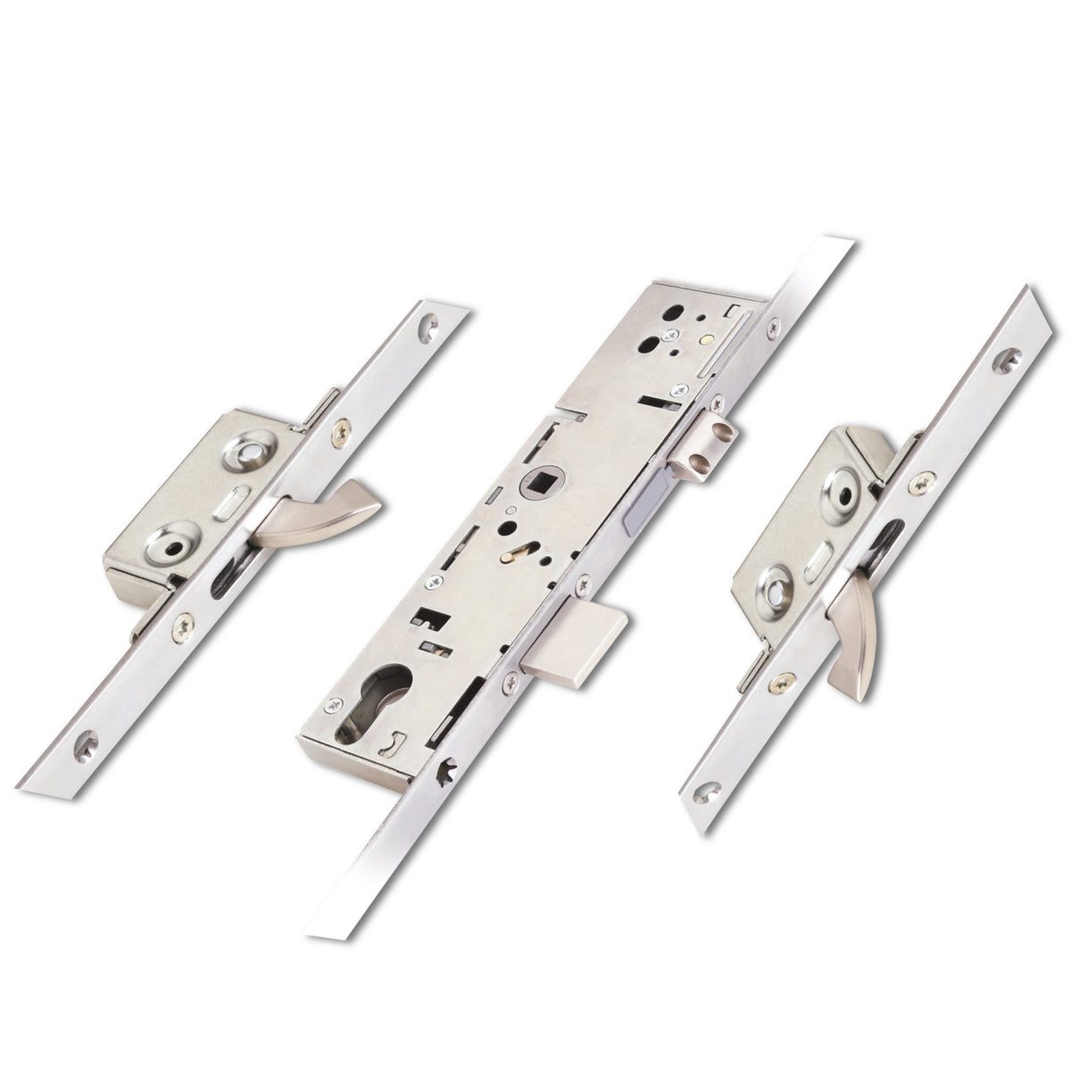 2 Hook Euro Cylinder Multi Point Door Lock - Standard Hook