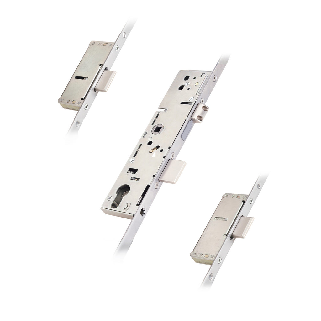 2 Linear Bolt Euro Cylinder Multi Point Door Lock