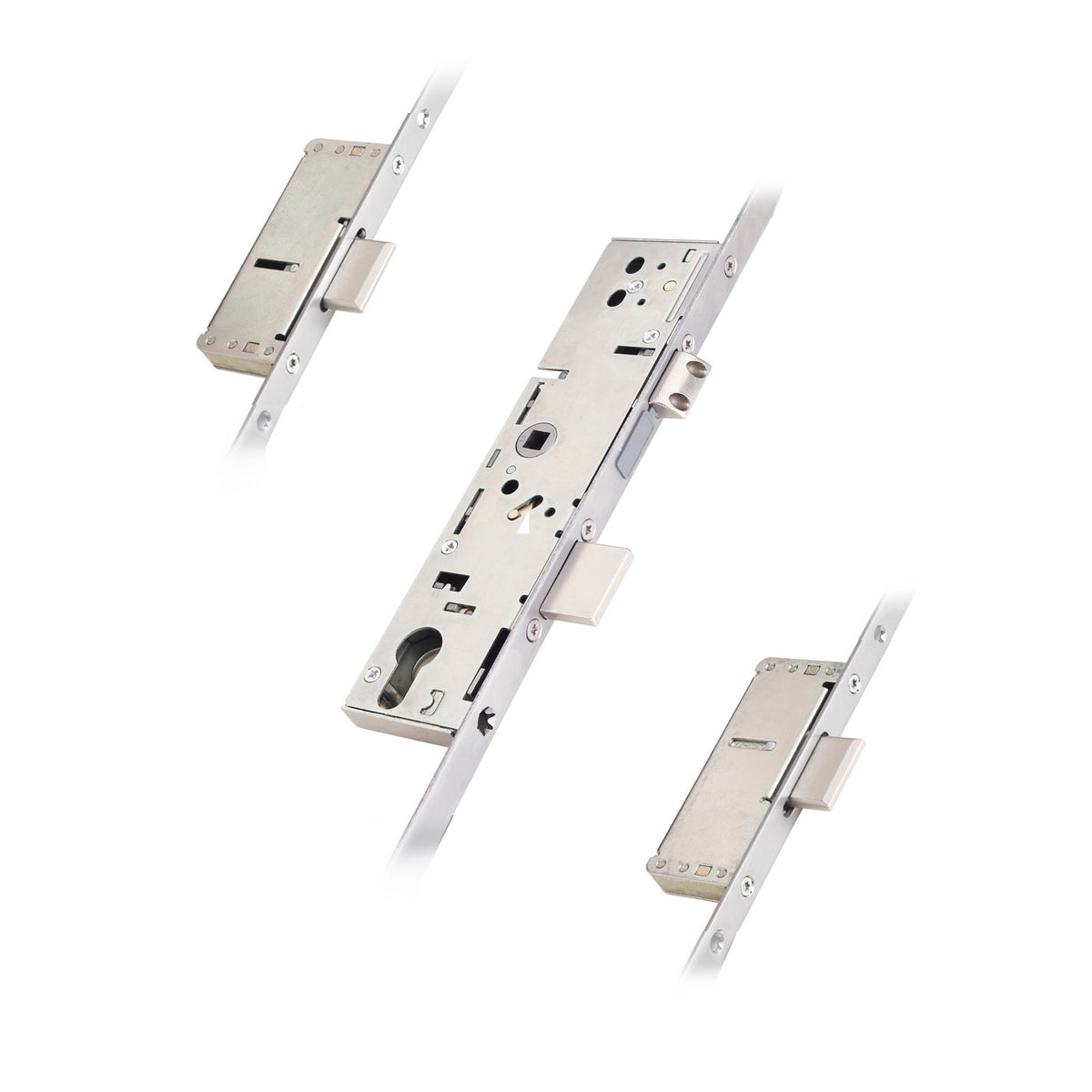 2 Linear Bolt Euro Cylinder Multi Point Door Lock