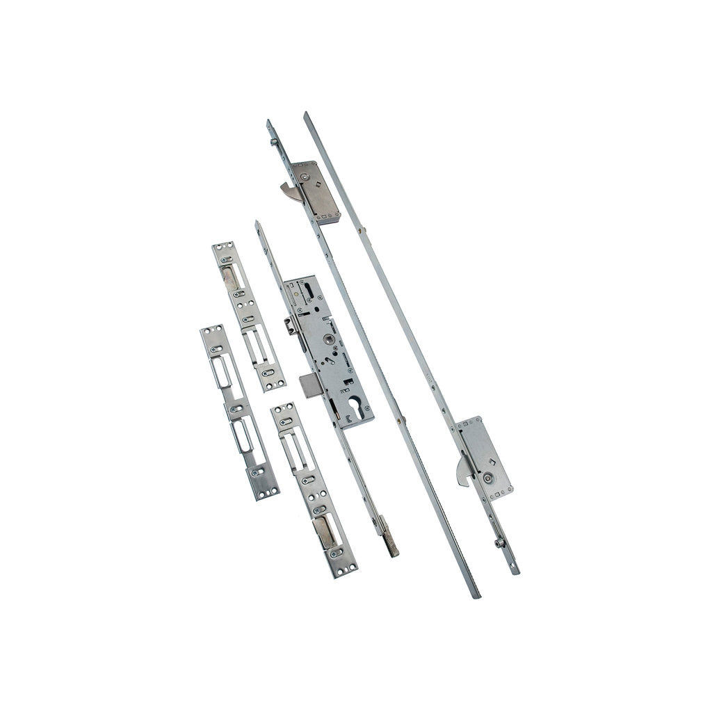 Replacement Door Lock Kit - Euro Profile 2 Hook 2 Roller
