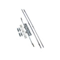 Replacement Door Lock Kit - Euro Profile 2 Roller 2 Mushroom