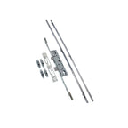 Replacement Door Lock Kit - Euro Profile 2 Roller 2 Mushroom