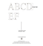 Door Letters A-F