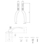 Connoisseur Cranked Locking Right Handed Window Handle