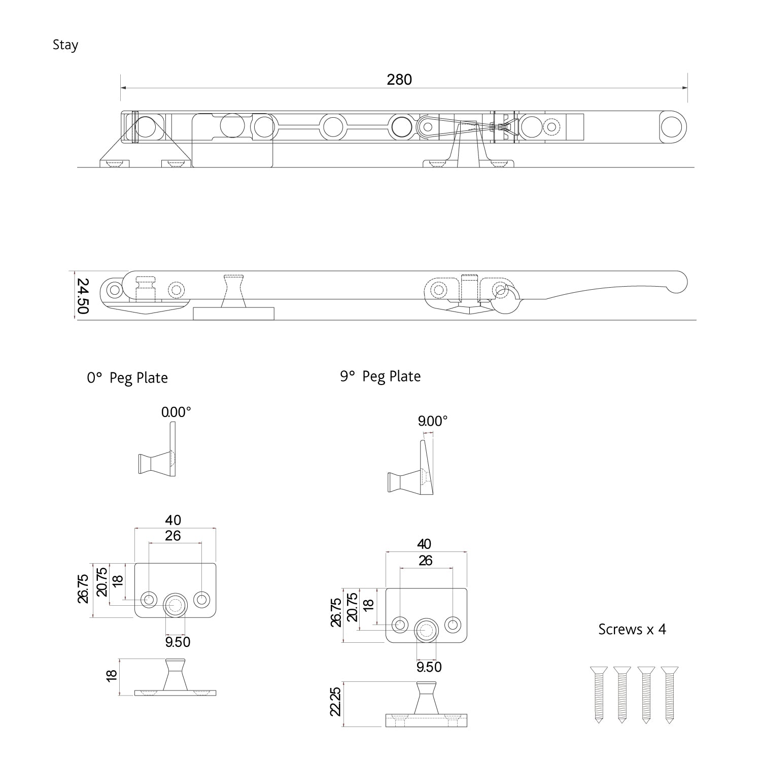 Guru Locking Right Handed Casement Window Handle
