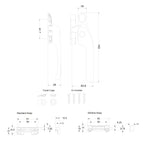 Guru Non Locking Left Handed Casement Window Handle