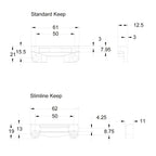Guru Casement Window Handle Keep