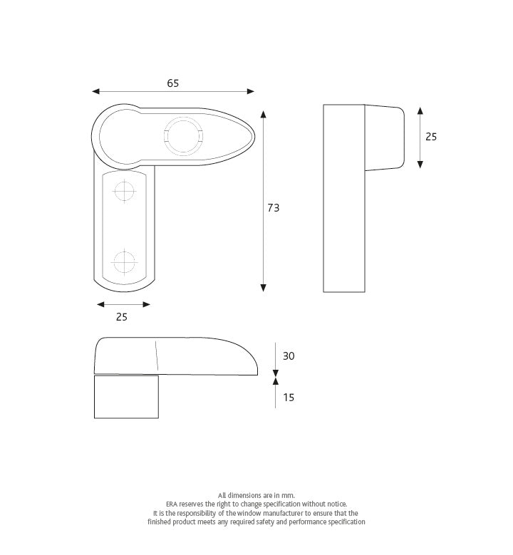 Snaplock for PVCu Windows Keyless