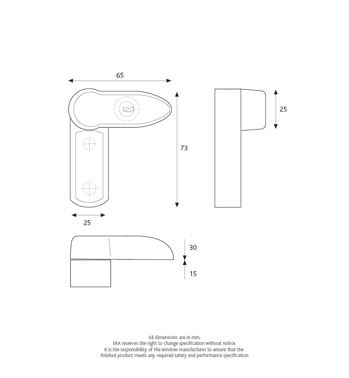 Snaplock for PVCu Windows Keyed