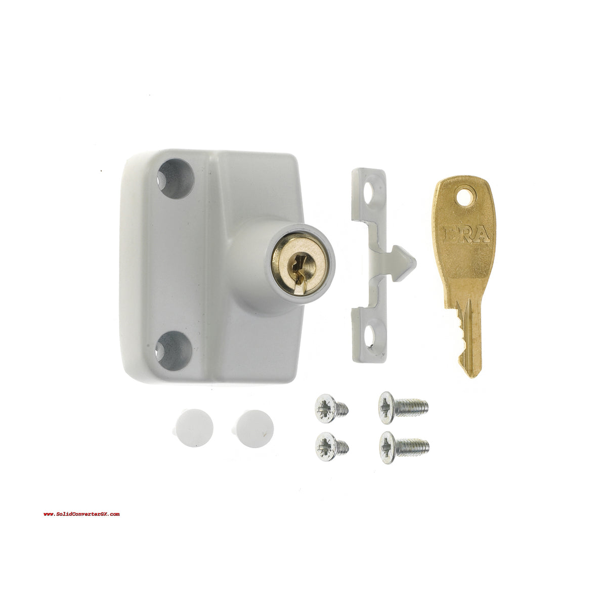 Snaplock for Metal Windows Cut Key, White