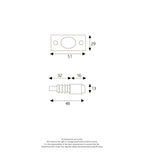 Timber Door Hinge Bolt