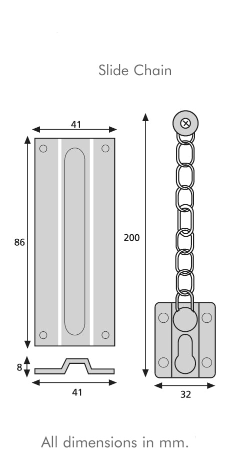 Slide Door Chain