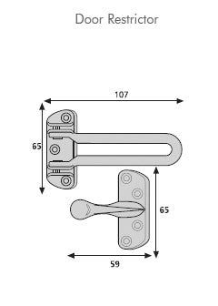 Door Bar Restrictor