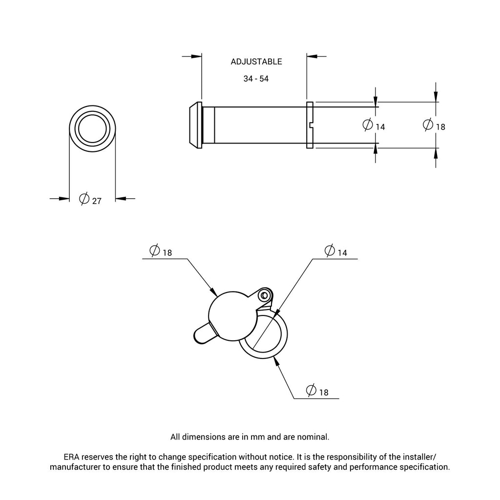 Door Viewer - Glass Lens