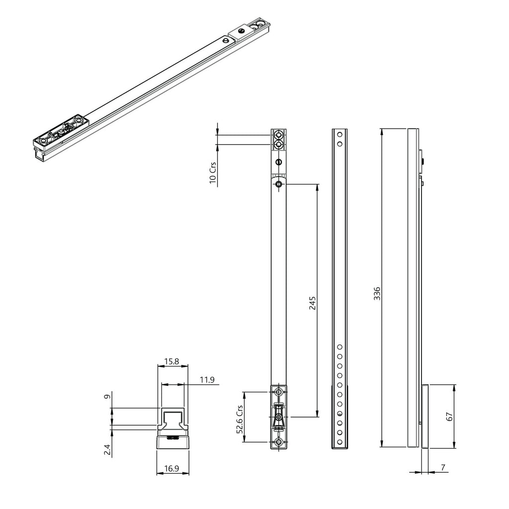Door Restrictor Integral